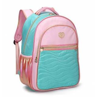 Mochila Feminina Kika Rosa E Verde - Nova Rio