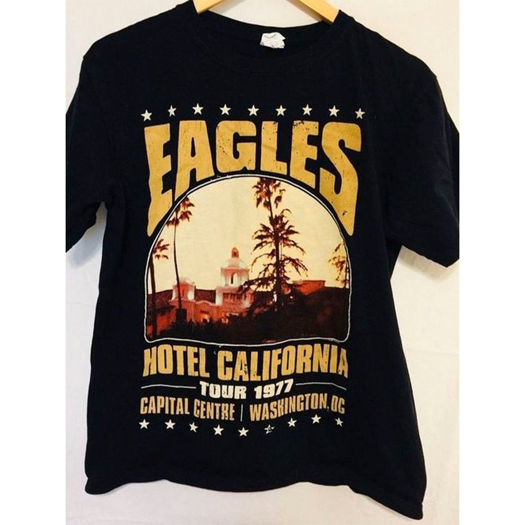 Camiseta Masculina Rock Eagles Golden Era Rock Camiseta 100% Algodão Camisa Oversized Plus Size-Mikko