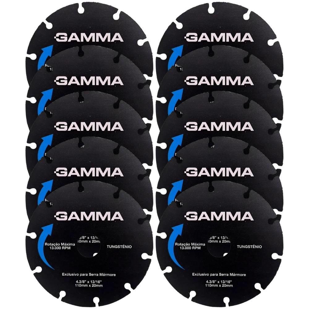 Disco de Corte 110mm em Tungstênio para Madeira com 10 unidades GAMMA em Oferta na Shopee