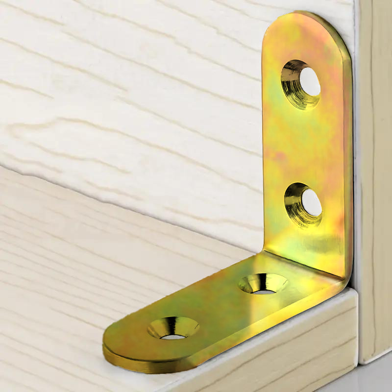 Kit 20x Peças Cantoneira de Ferro Formato Em L Para Móveis 5x5x1,5 CM