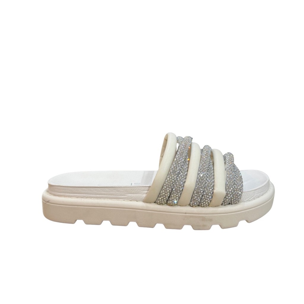 Sandália Papete Feminina Vizzano 6459.132 Com Strass
