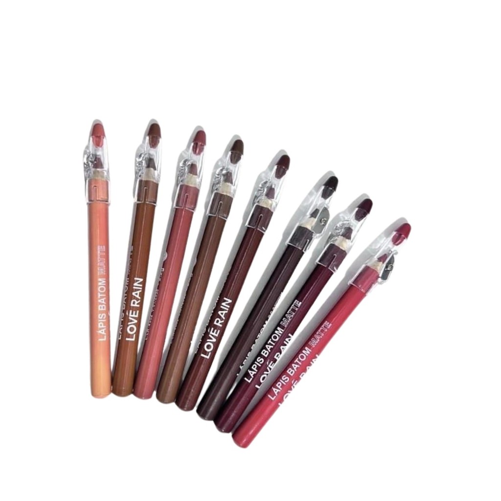 Lápis Contorno Labial Love Rain - Cor Intense + Brilho Molhadinho, Efeito Duradouro! LR4502 - ENVIO IMEDIATO