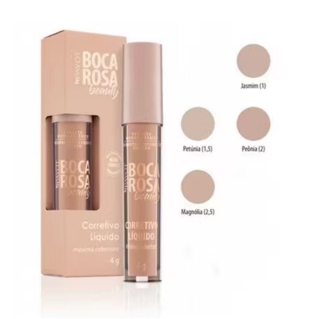 Corretivo Liquido Boca Rosa Beauty By Payott em Oferta na Shopee