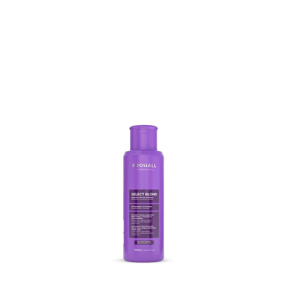 Tratamento Antifrizz para Cabelos Loiros e Coloridos - Select Blond 120ml em Oferta na Shopee
