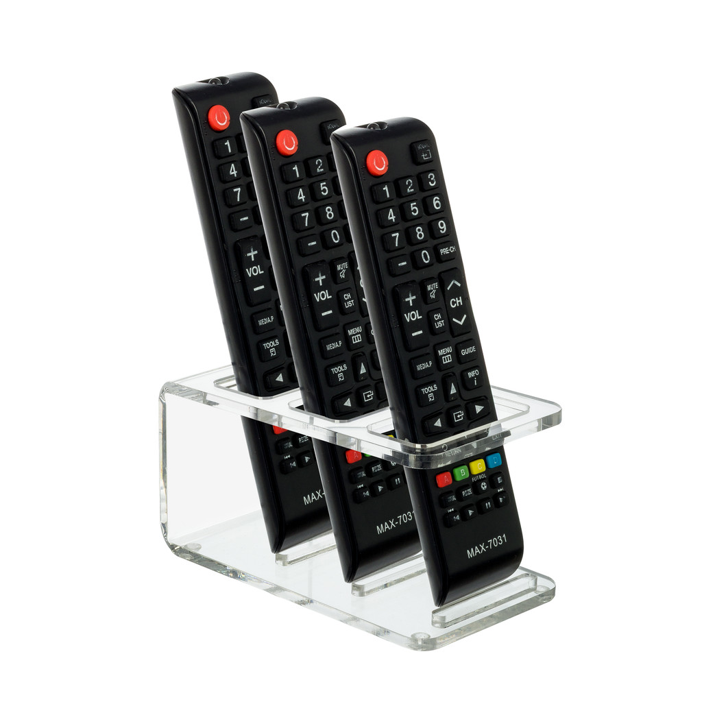 Imagem Suporte Flutuante Acrílico Controle Remoto Decoração Televisão Enfeite Utilidade
