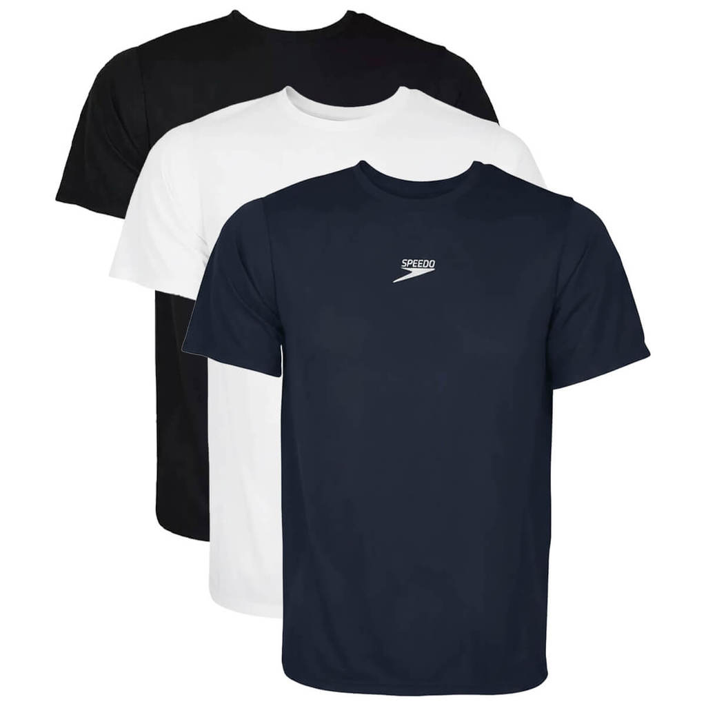 Kit 3 Camisetas Dry Fit Masculina Speedo Academia Treino