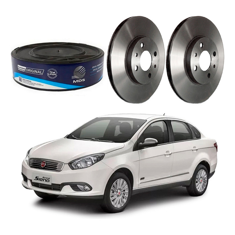 Disco Freio Dianteiro Fiat Grand Siena 1.4 1.6 2017 A 2020