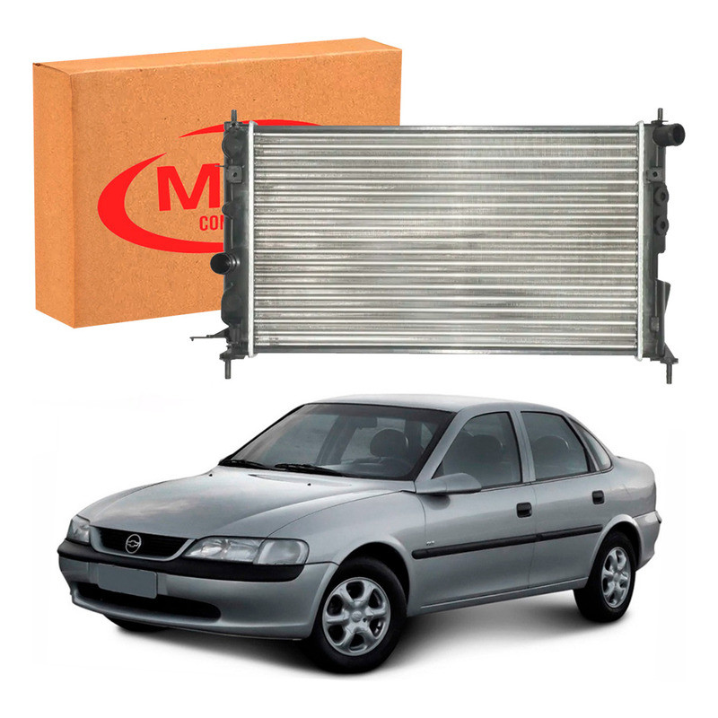 Radiador Agua Chevrolet Vectra 2.2 8v Com Ar 1998 A 1999 em Oferta na Shopee
