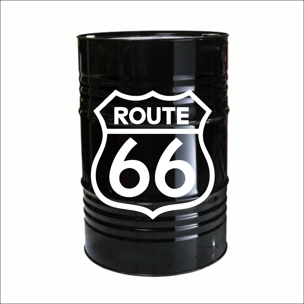 ADESIVO DECORATIVO ROUTE 66 PARA TAMBOR BARRIL 200L