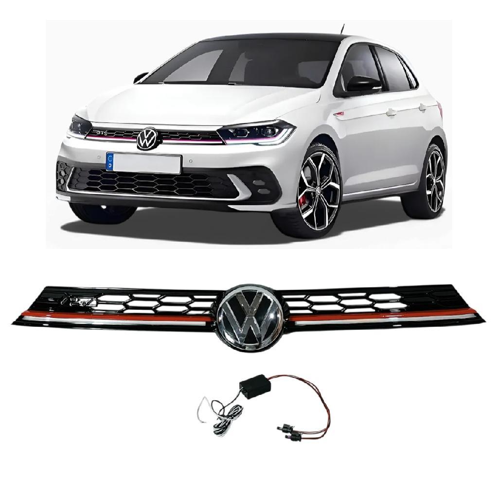Grade Led Superior Parachoque Dianteiro Polo Gts 2023 2024 2025 Com Emblema 2G0853651T