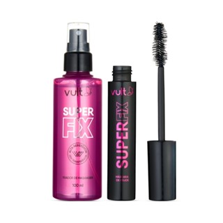 Combo Super Fix: Fixador de Maquiagem 100ml + Máscara de Cílios 10g em Oferta na Shopee
