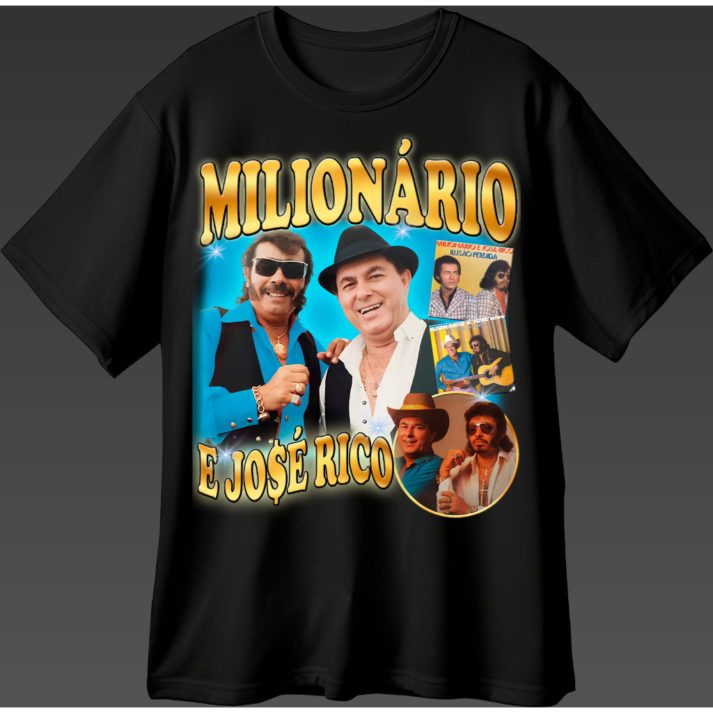 Camisa Camiseta Sertanejo Milionário E Jose Rico Lançamento 2026 | Bella Clothing
