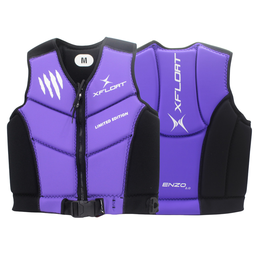 Colete Salva Vidas Homologado Enzo 2.0 Xfloat Roxo