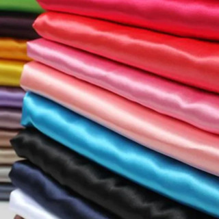 5 Metros Cetim Tecido Seda 1,50m Largura Liso Charmousse em Oferta na Shopee