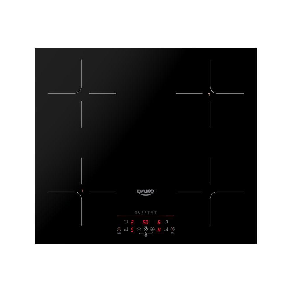 Cooktop por Indução Dako 4 Áreas de Aquecimento, Mesa Vitrocerâmica - 400000350 220v