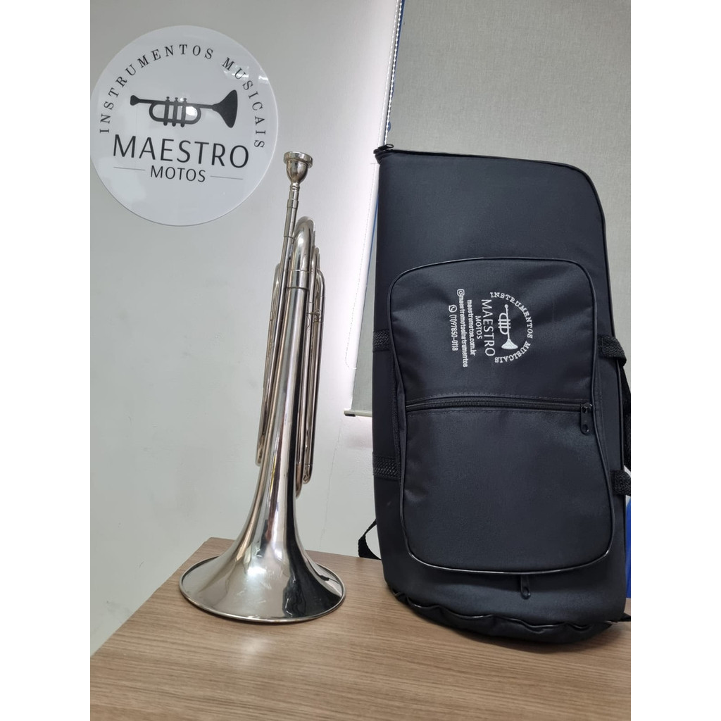 Cornetão C/ Gatilho Weril Mib P/ Fanfarra (Usado)