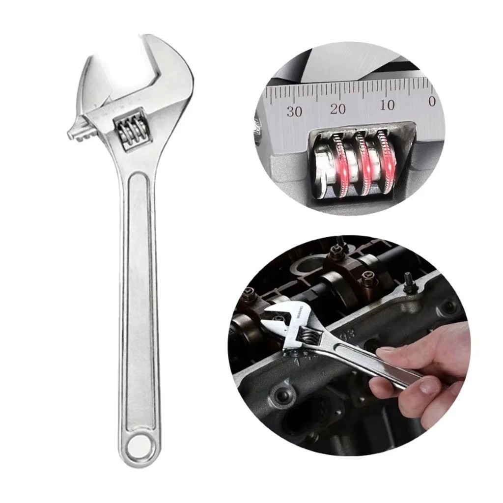 Chave Ajustável Inglesa 8 10 12 Polegadas 200mm Aço Universal