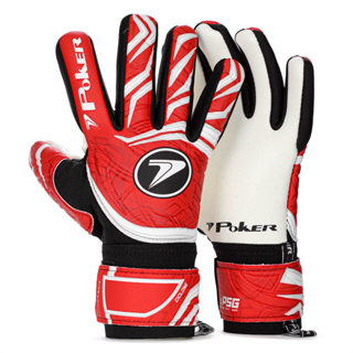 Luva Goleiro Poker Campo Profissional Ciclone Vermelho - Adulto em Oferta na Shopee