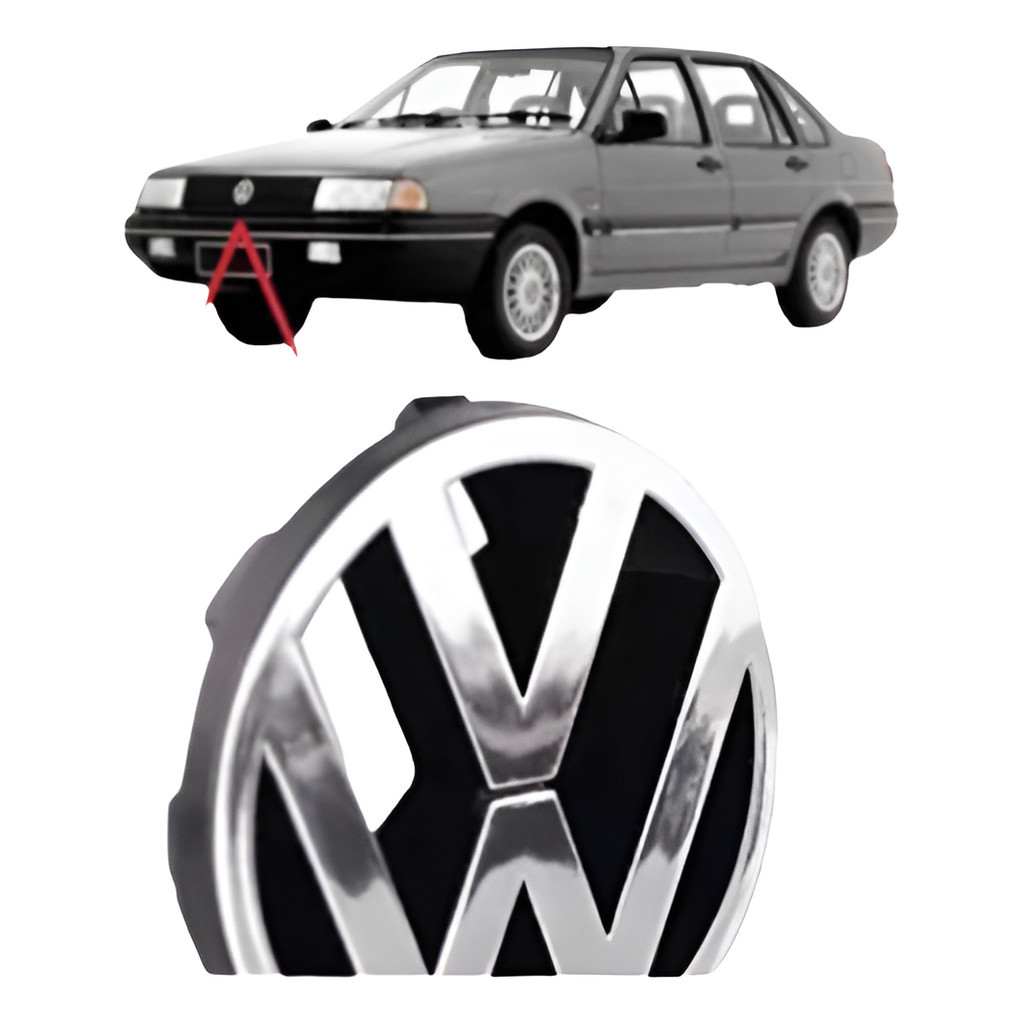 Emblema Vw Da Grade Gol Santana 85-90