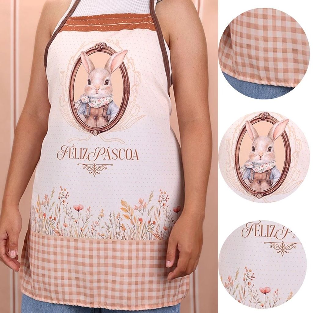 AVENTAL CONFEITARIA PÁSCOA  ACOLHER 5528 ( PASCOA JANGO 2026 ) em Oferta na Shopee