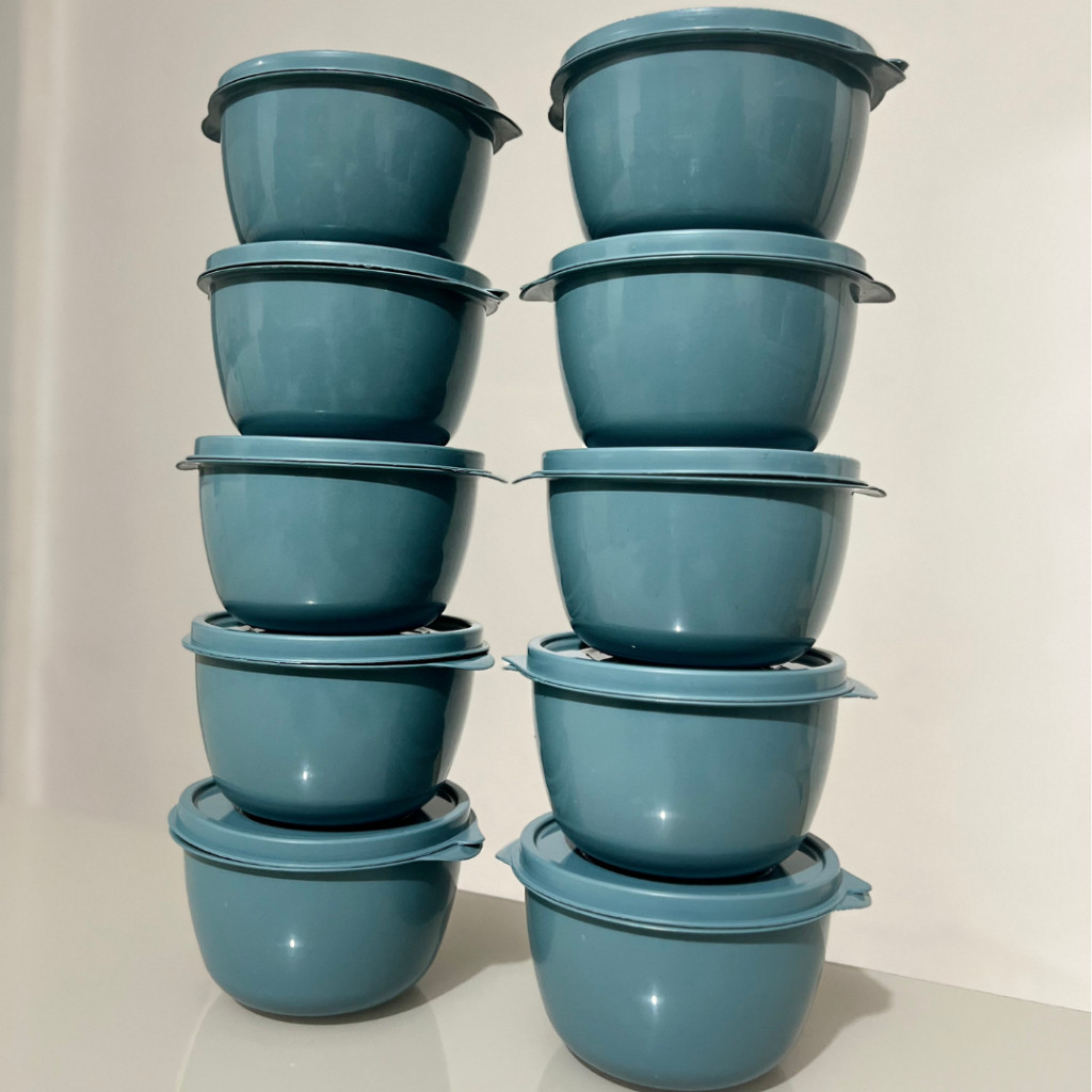 Potes Boll Redondo Kit 10 Potes De Cozinha Pote Bowl Tapoer 500ML