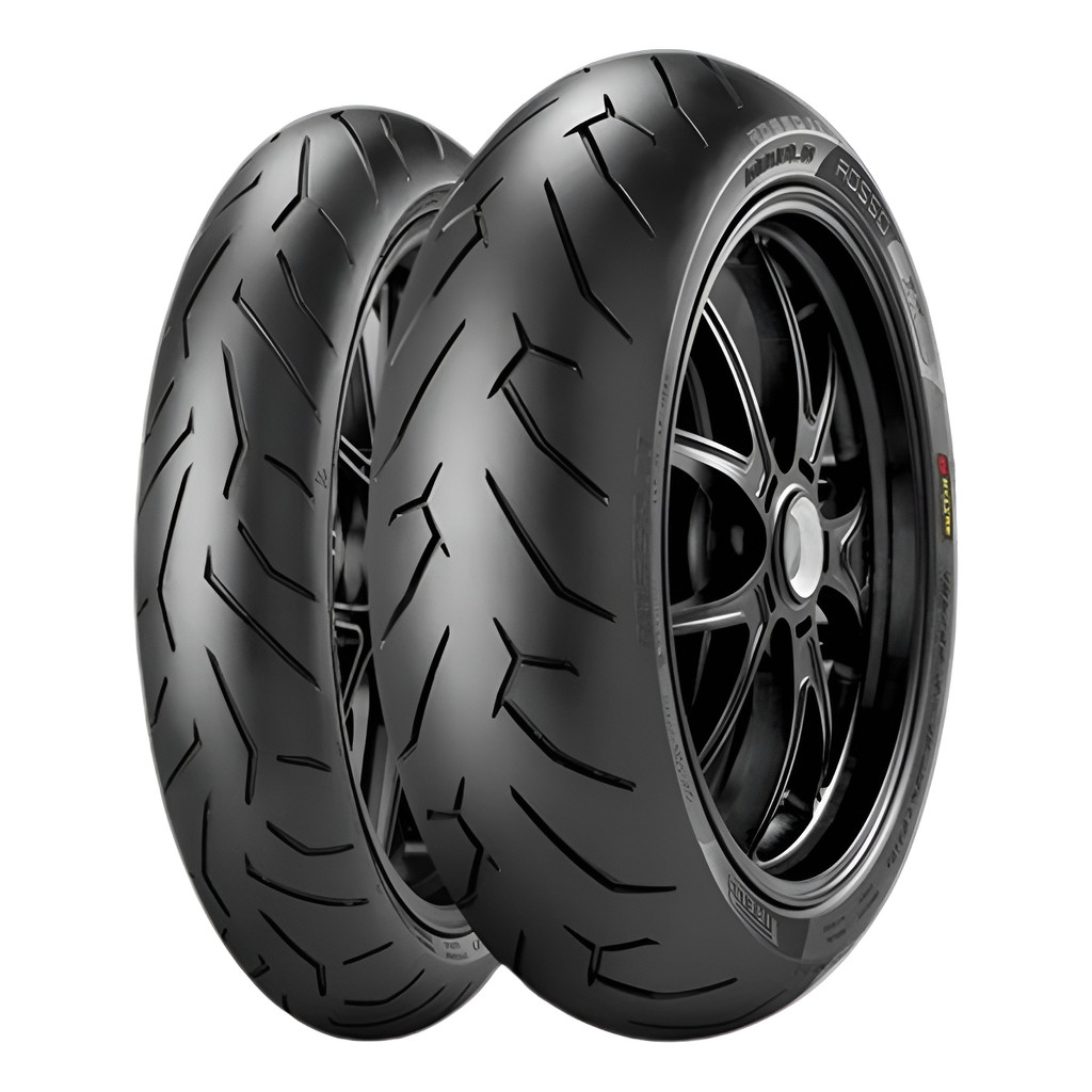 Kit 2 Pneus Pirelli Aro 17 Diablo Rosso 2 - 120/70 R17+180/55 R17 73W TL em Oferta na Shopee