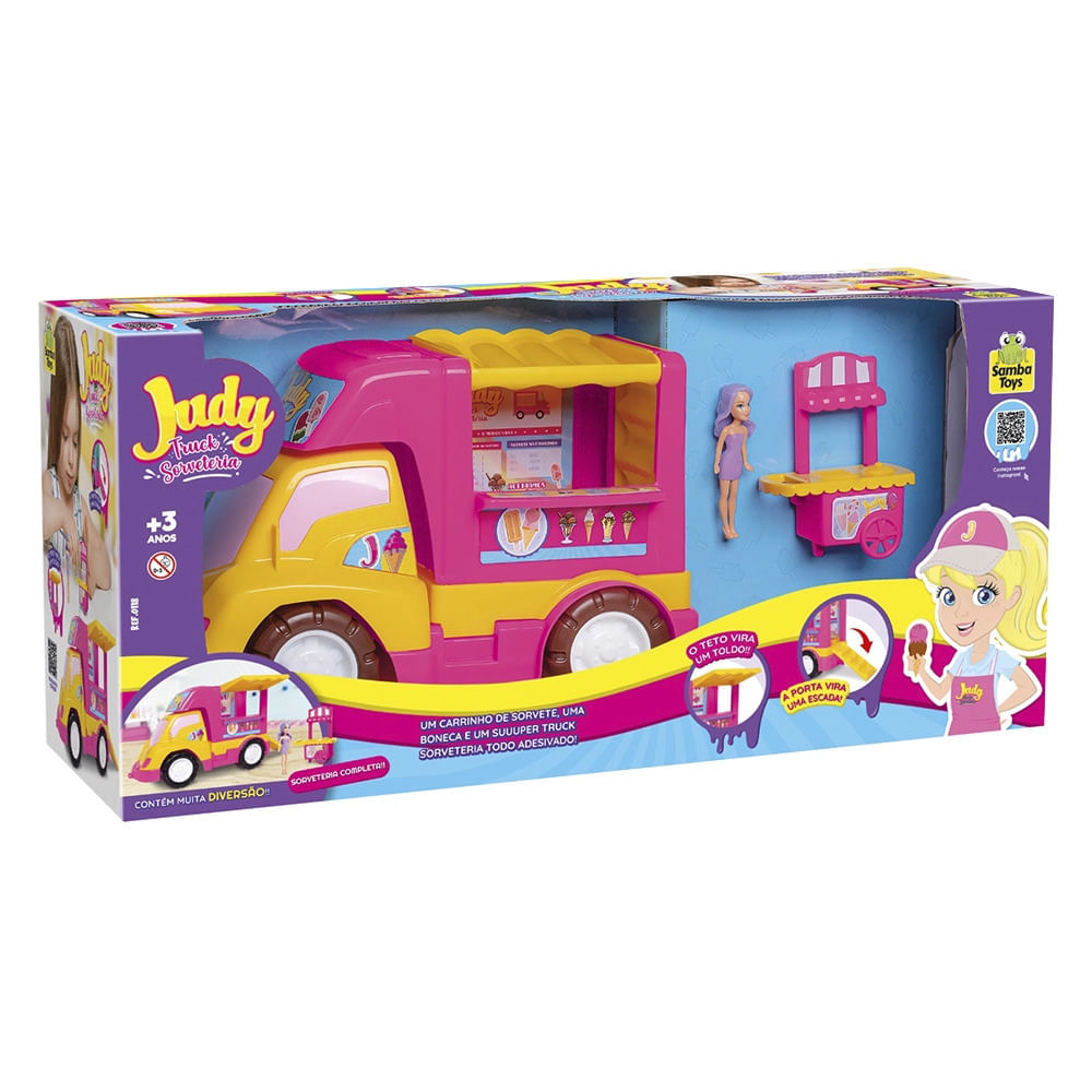 Brinquedo Sorveteria da Judy Truck Samba Toys em Oferta na Shopee