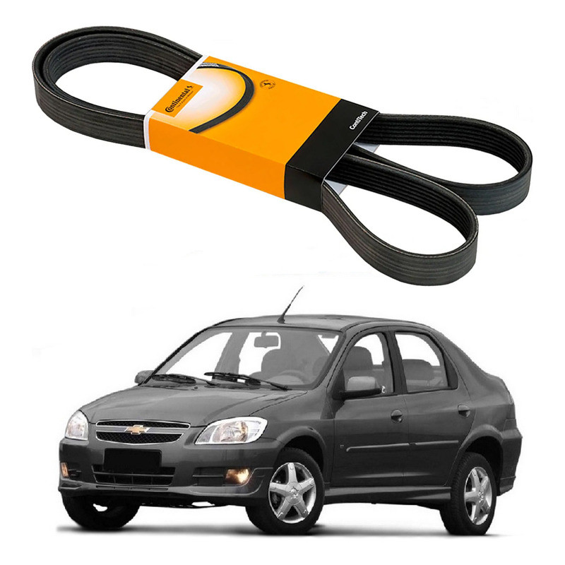 Correia Alternador Prisma 1.4 Com Ar 2010 A 2012