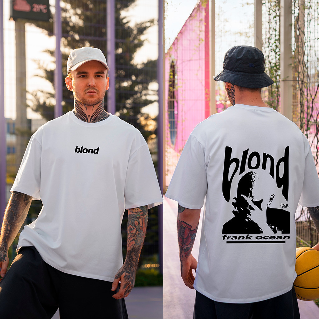 Camisa Camiseta Blusa Básica Estampada Frank Ocean Exclusivo Streetwear Style Algodão Unissex Tendencia