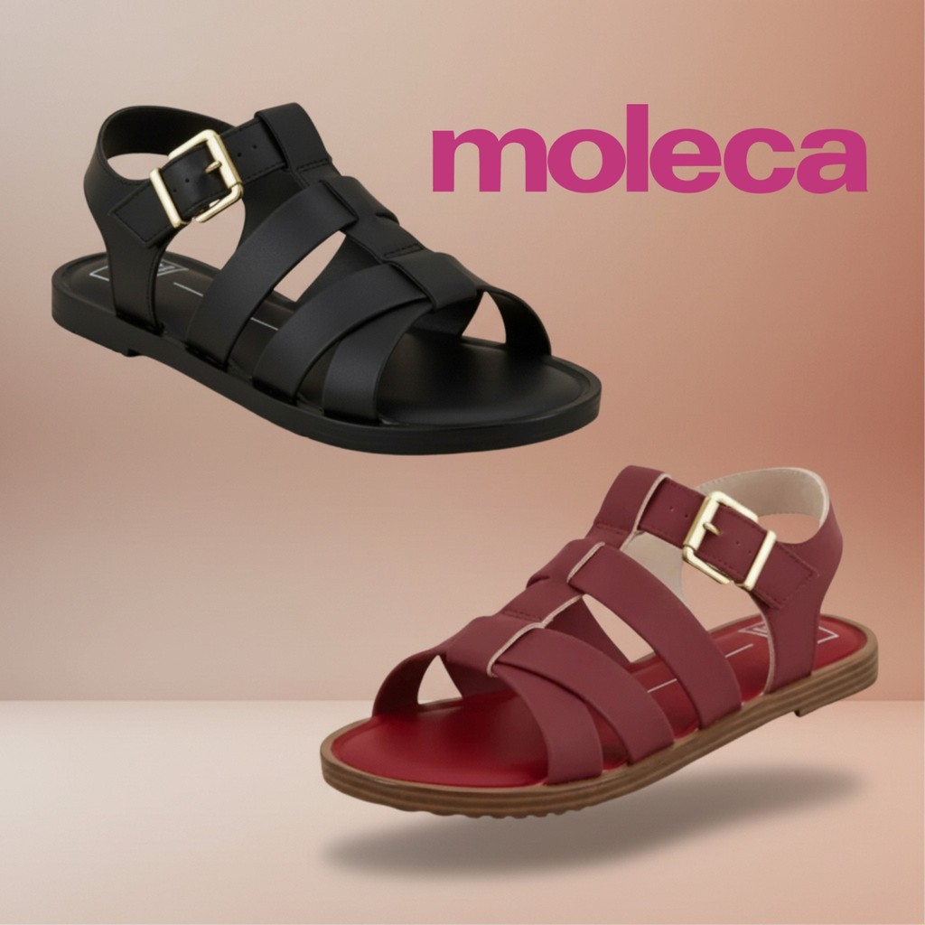 Sandália Moleca Rasteira Leve e confortável Original em Oferta na Shopee