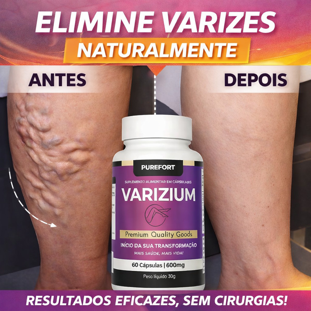 Varizium 600mg Alívio para Suas Pernas Circulação Saudável e Mais Leveza 60 Cáps em Oferta na Shopee