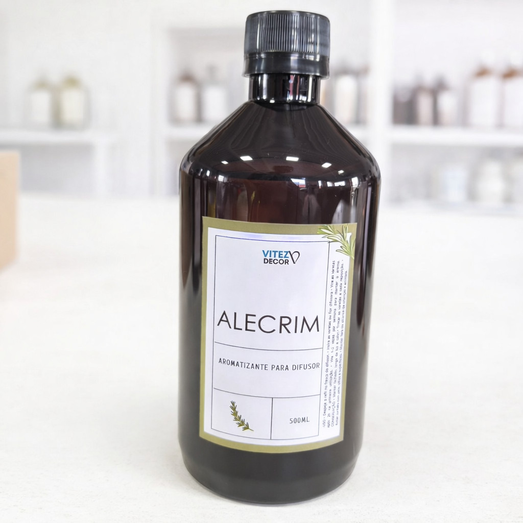 Refil de Aromatizador para Difusor de varetas ambiente 500ml Alecrim- perfume intenso em Oferta na Shopee
