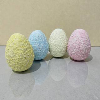 Ovos em Resina Páscoa Colecionável Decorativo Colorido 13CM em Oferta na Shopee