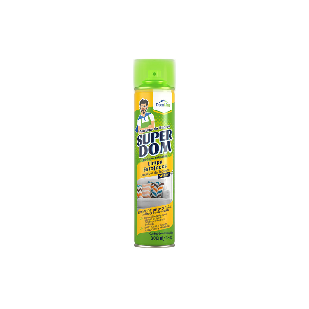 Limpa Estofados Aerossol Super Dom 300ml Dom Line