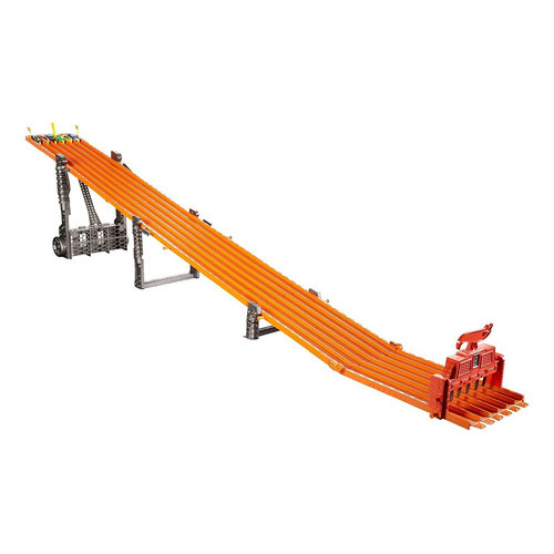Hot Wheels Pista De Corrida 2,45m 6 Carros Luz E Som Mattel
