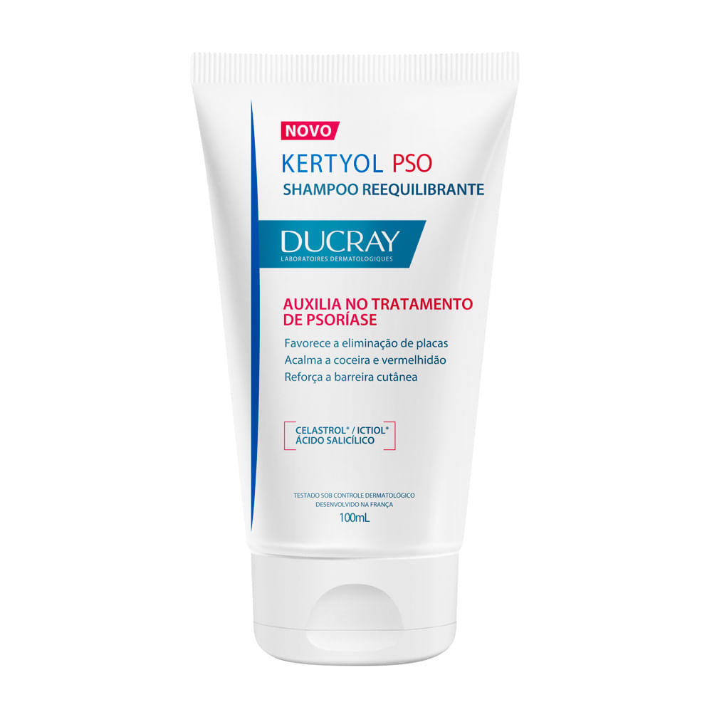 Kertyol PSO Ducray Shampoo Reequilibrante 100ml em Oferta na Shopee
