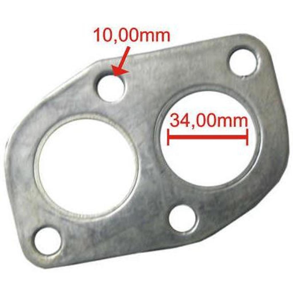 Junta da saída do escapamento Fiat Palio Weekend 1997 a 2004 em Oferta na Shopee