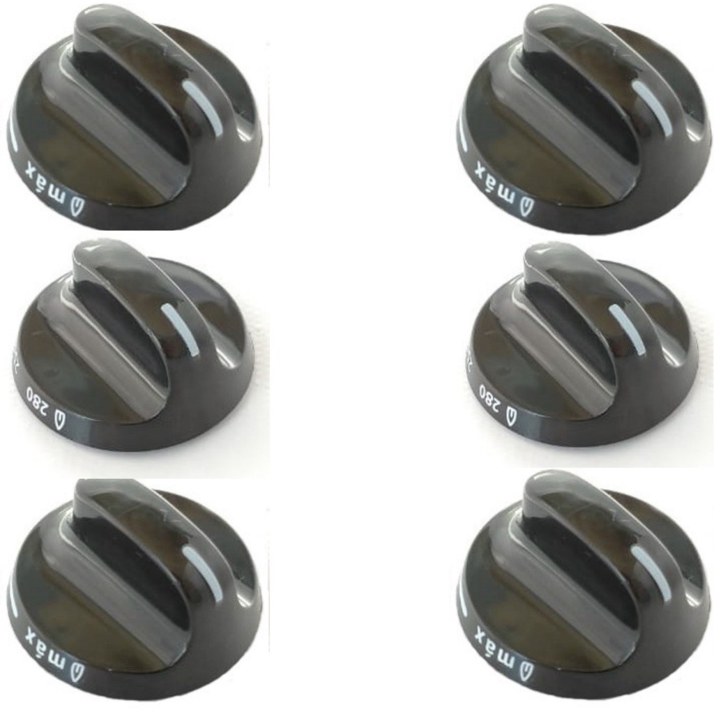 kit 6 botões para as bocas para fogao Electrolux 76se 76sm