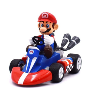miniatura brinquedo carrinho mario kart com fricção mariokart material pvc em Oferta na Shopee