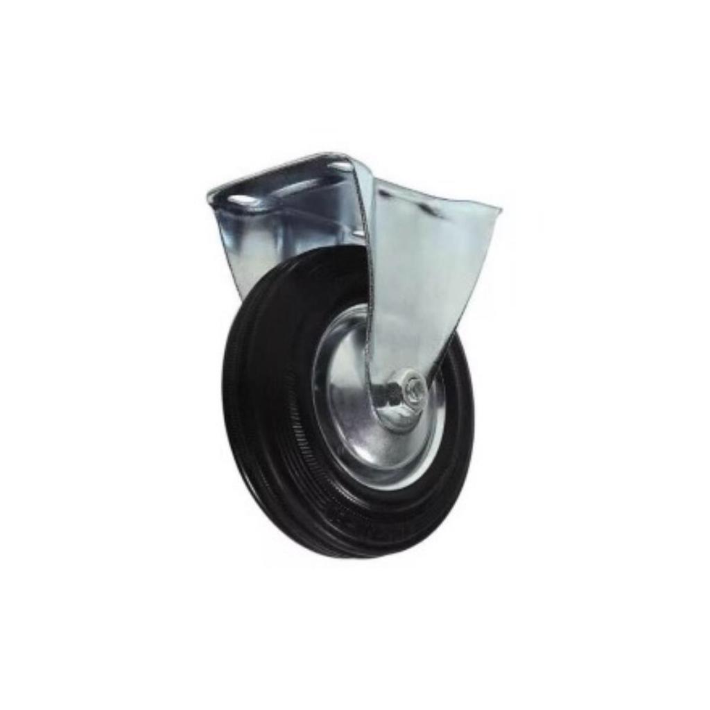 Rodízio Fixo Borracha 100mm 4 Polegadas 70kg Carrinho JST para Móveis