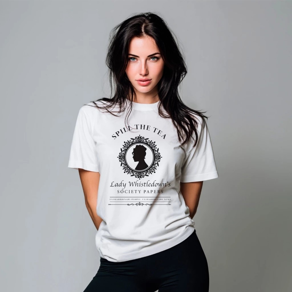 Tshirt Feminina Série Estilo Antigo Estampada Lançamento Camiseta 100% Algodão Camisetão  Oversized - Estampaê