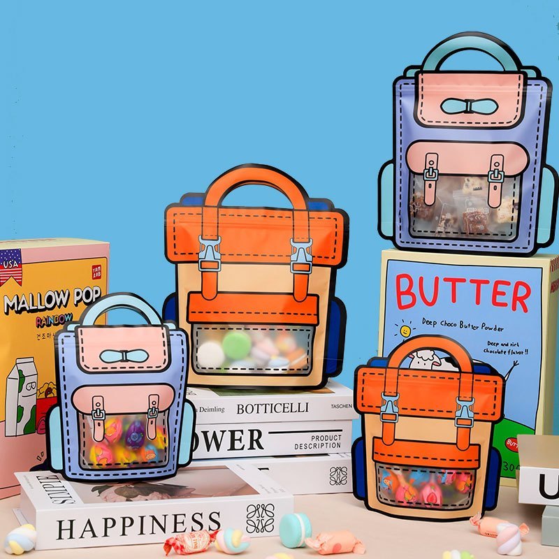 KIT10 Saco selado forma mochila cartoon portátil crianças em Oferta na Shopee