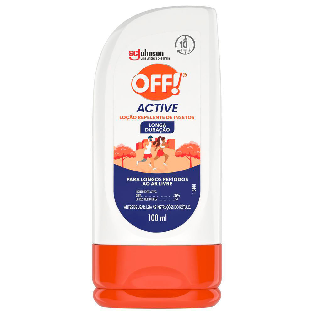 Repelente Off! Longa Duração Loção 100ml em Oferta na Shopee