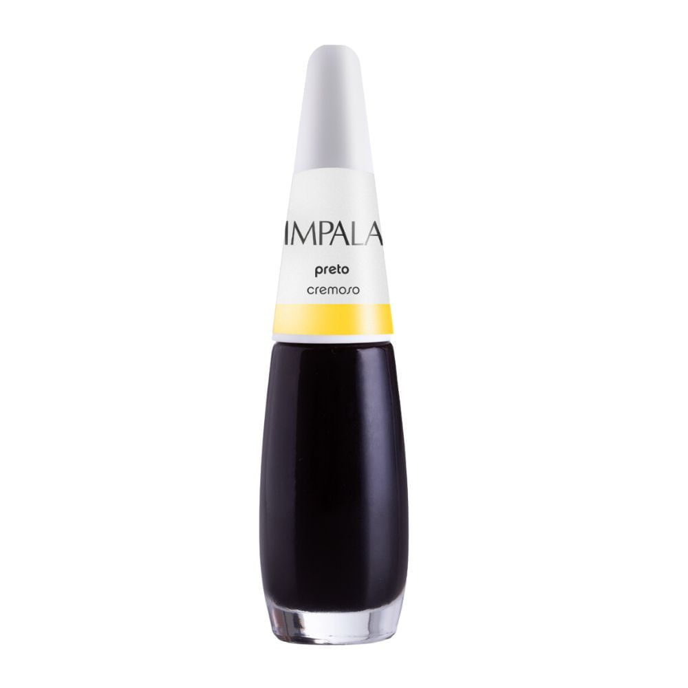 Esmalte Cremoso Impala Cor da Sua Moda Preto em Oferta na Shopee