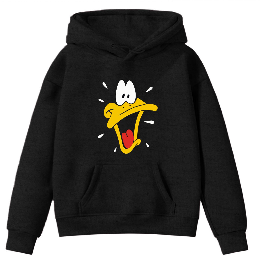 Moletom Infantil Canguru Desenho Preto Pato Shopping - Envio Imediato  Flash Modas