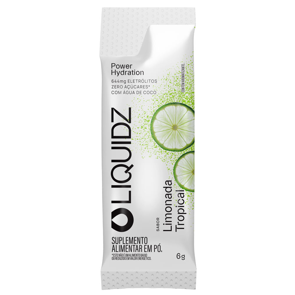 Liquidz Power Hydration Sabor Limonada Tropical 6g