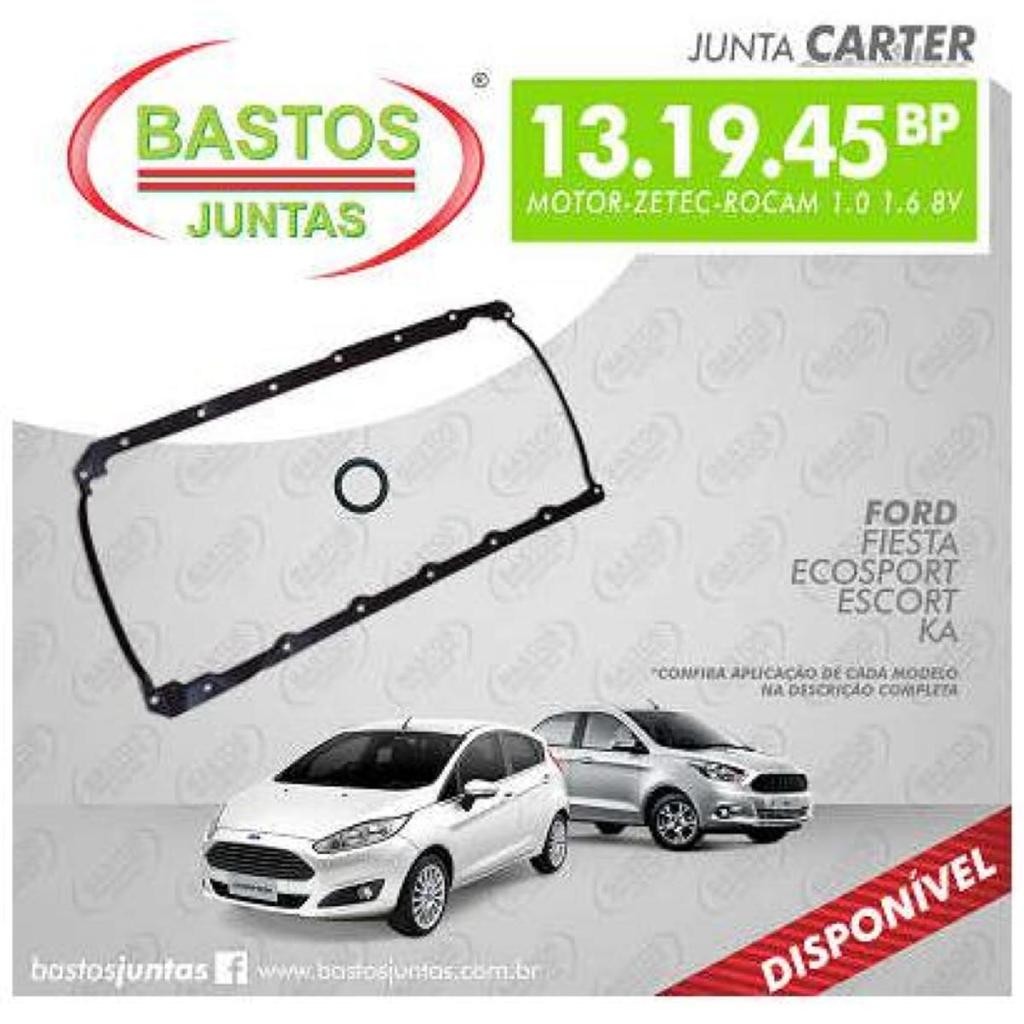 Junta do cárter Ford Ka 1999 a 2014 BASTOS 131945BP