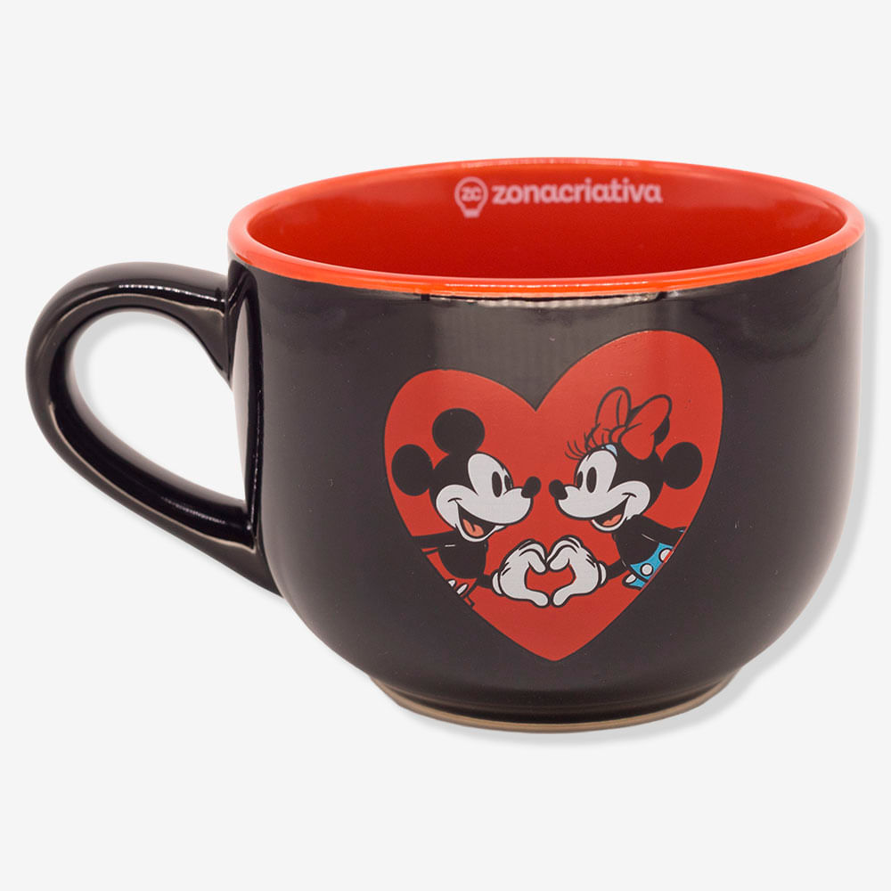 Caneca Bobby Mickey e Minnie Namorados - Disney em Oferta na Shopee