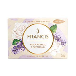 Sabonete Francis Rosa Branca E Patchouli 90g em Oferta na Shopee