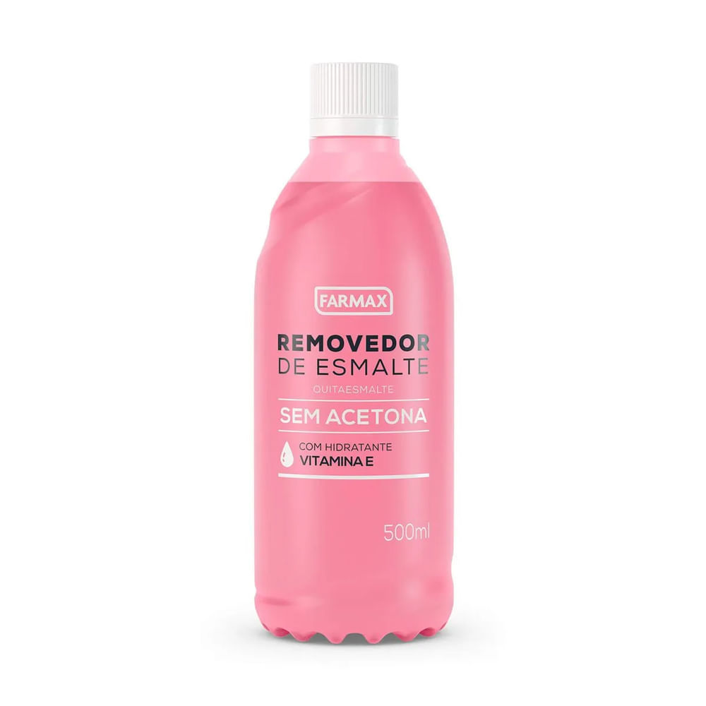 Removedor De Esmalte Farmax Sem Acetona 500ml em Oferta na Shopee